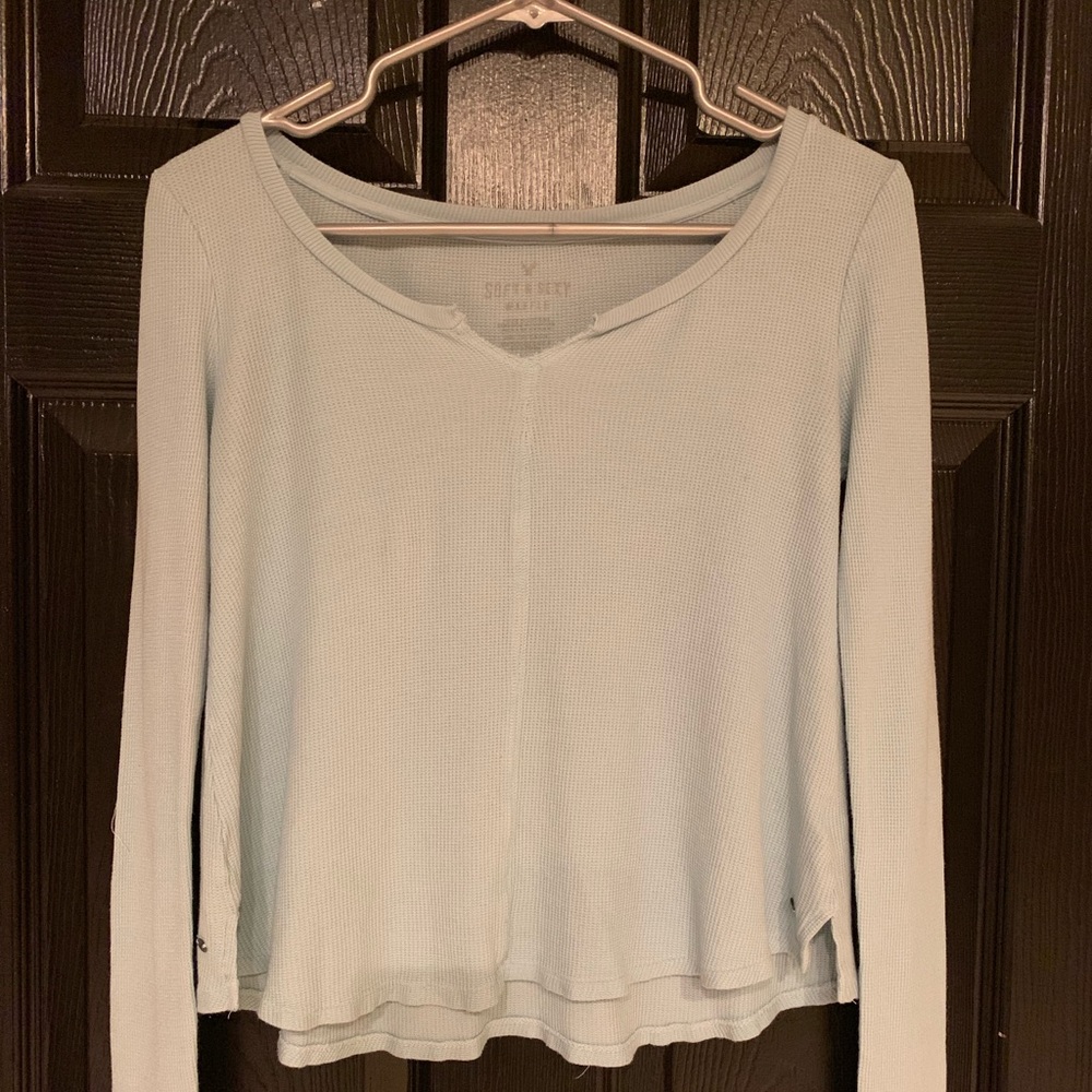 American Eagle Blue Long Sleeve